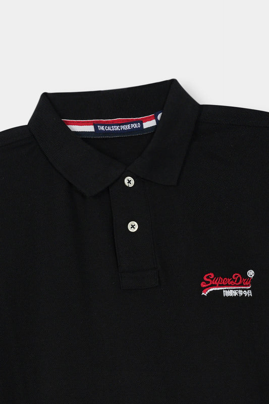 Superdry Men's Black Polo Shirt