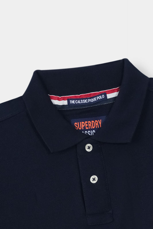 Superdry Men's Navy Blue Polo Shirt
