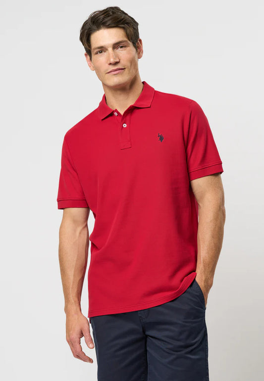 Classic Red U.S. Polo Assn. Men's Polo Shirt