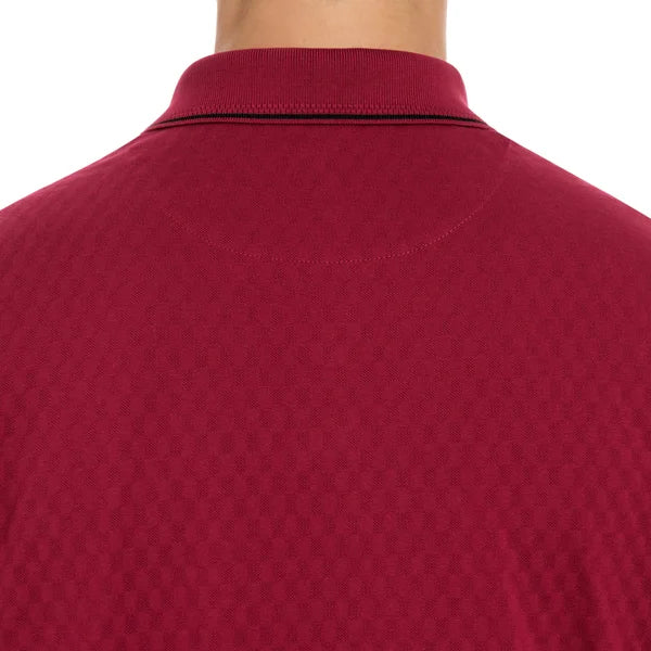 Ted Baker Men’s Red Polo Shirt with Black Tipping