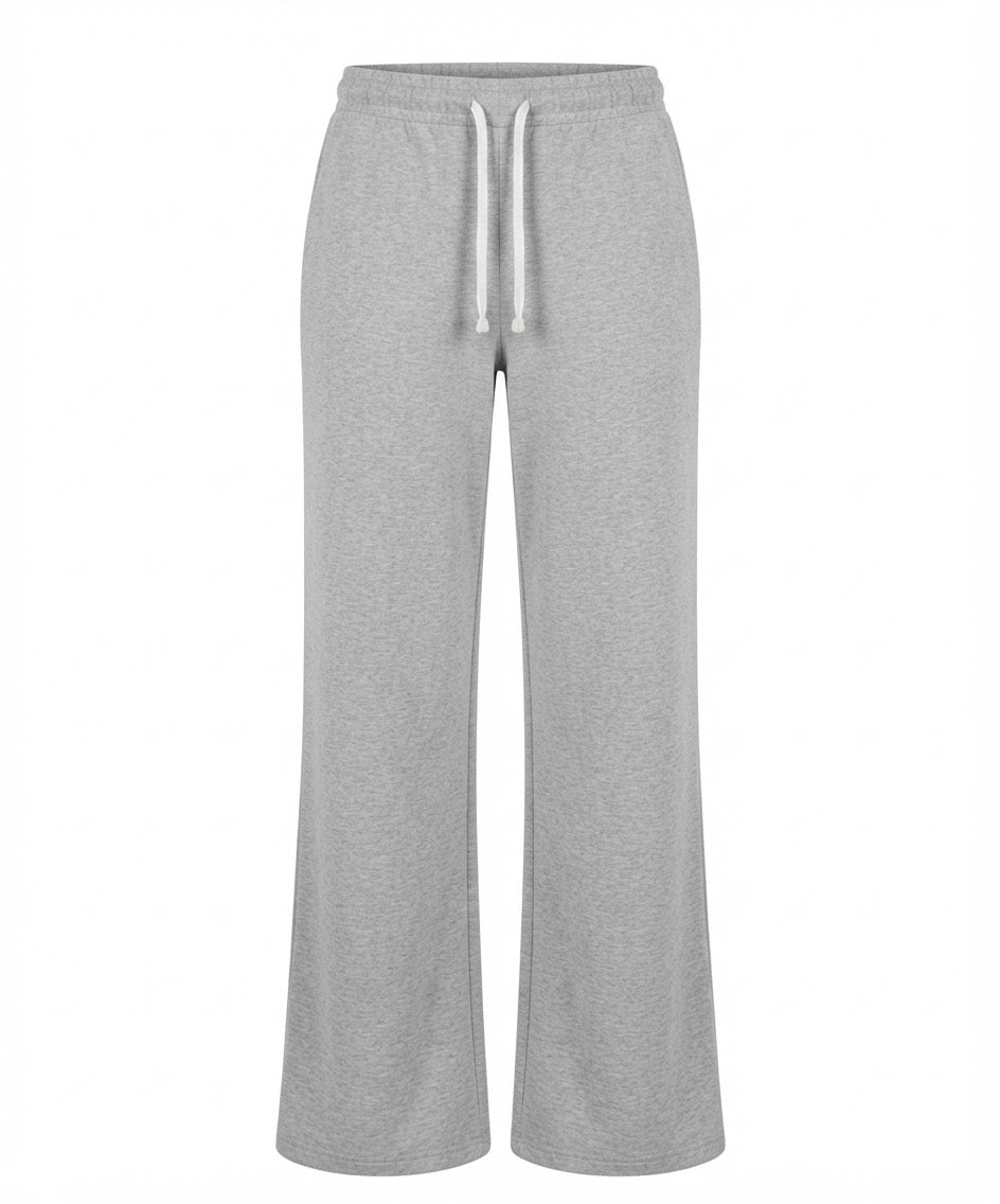 Women's Soft Cotton Jersey Wide Leg Trousers