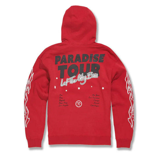 Jordan Craig Paradise Tour Pullover Hoodie – Red Chicago