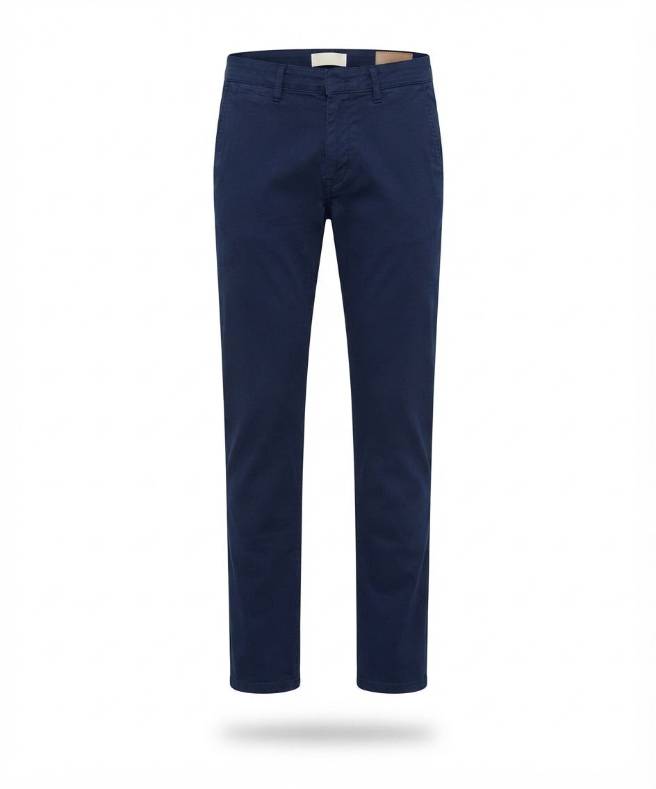 Men's Navy Blue Cotton Chinos