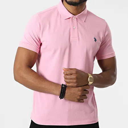 U.S. Polo Assn. Men’s Classic Pink Polo Shirt