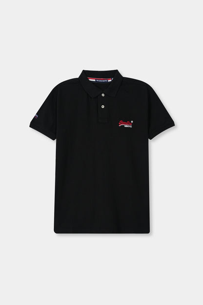 Superdry Men's Black Polo Shirt