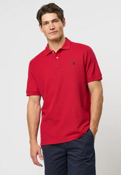 Classic Red U.S. Polo Assn. Men's Polo Shirt
