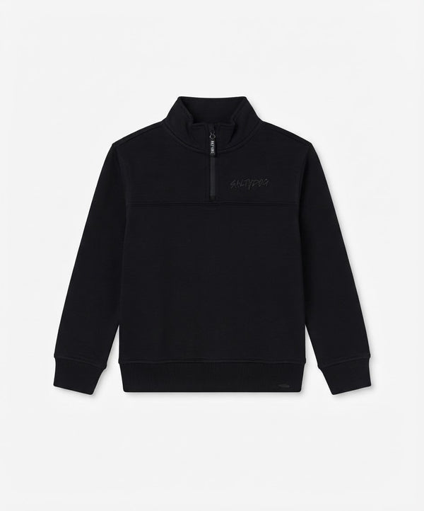 Kids Half-Zip Mock Neck Sweatshirt