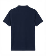 Men's Block Striped Cotton Polo Shirt