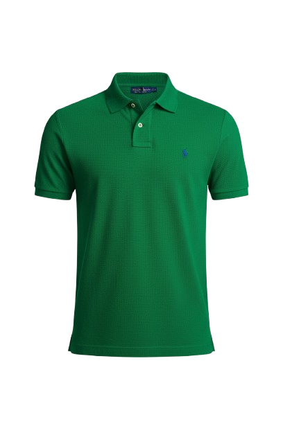 Men's Classic Green Premiun Polo Shirt - Soft Cotton