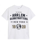 Kids' Harlem Globetrotters Graphic T-Shirt - White Cotton Crew Neck