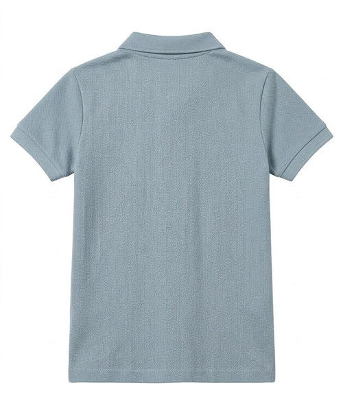 Kids' Textured Zip Polo
