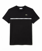 Men's Logo Stripe Cotton Tee