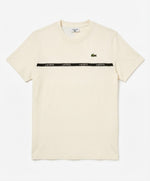 Men's Logo Stripe Cotton Tee