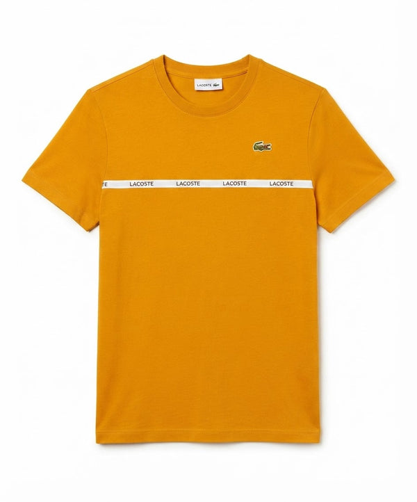 Men's Logo Stripe Cotton Tee