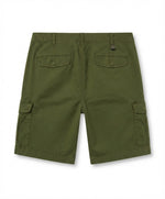Men's Olive Cotton Cargo Utility Shorts