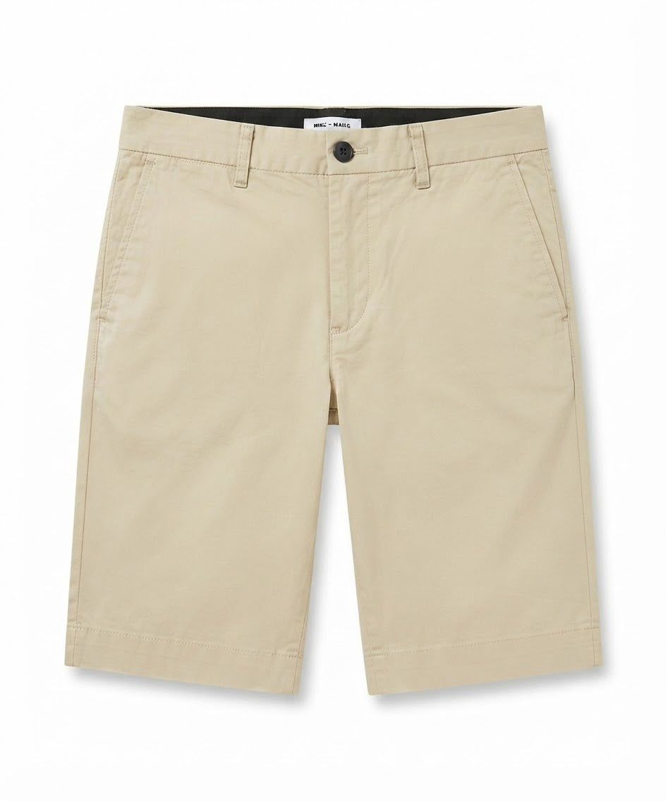 Men's Sand Patch-Detail Cotton Chino Shorts