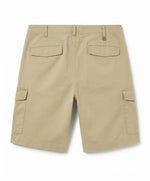 Men's Cotton Flap-Pocket Cargo Shorts