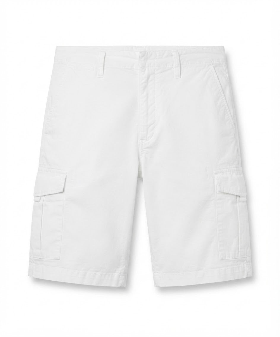 Men's Cotton Flap-Pocket Cargo Shorts