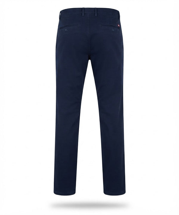 Men's Navy Blue Cotton Chino Pants