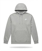 Men's Grey Fleece Pullover Hoodie