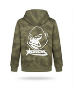 Kids Camo Print Graphic Hoodie
