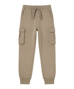 Kids Plain Cargo Sweatpants