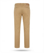 Men's Beige Cotton Chino Pants