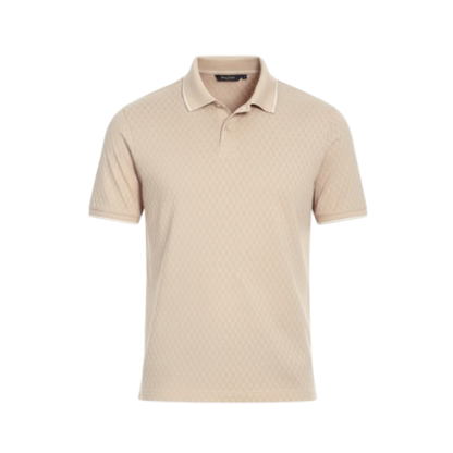 Ted Baker Men’s Beige Polo Shirt with White Tipping
