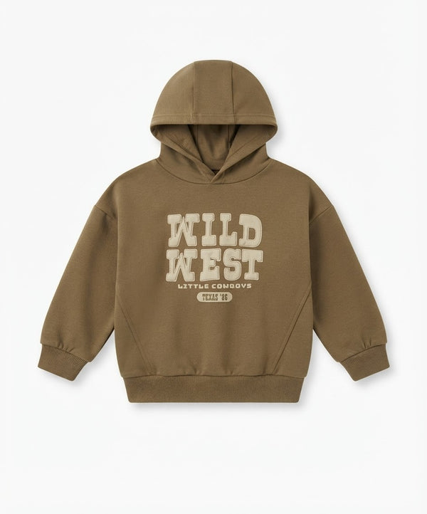 Kids Drop Shoulder Printed Hoodie