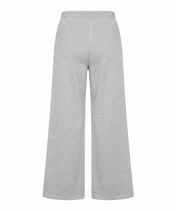 Women's Grey Wide-Leg Terry Trouser
