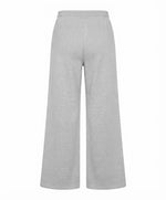 Women's Grey Wide-Leg Terry Trouser