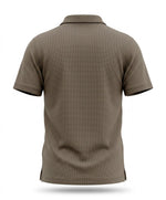 Men's Waffle Knit Polo Shirt