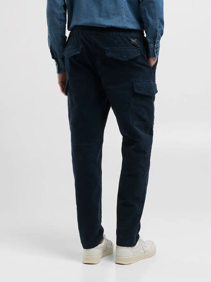 Replay Men's Navy Blue Joe Cargo Trousers