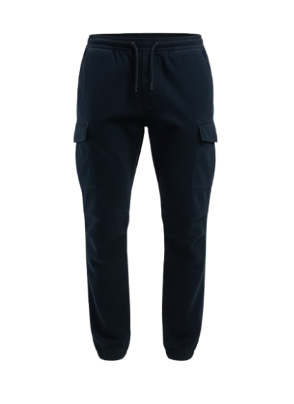 Replay Men's Navy Blue Joe Cargo Trousers