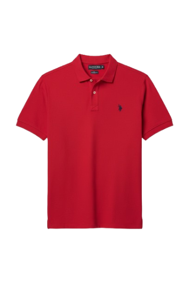 Classic Red U.S. Polo Assn. Men's Polo Shirt