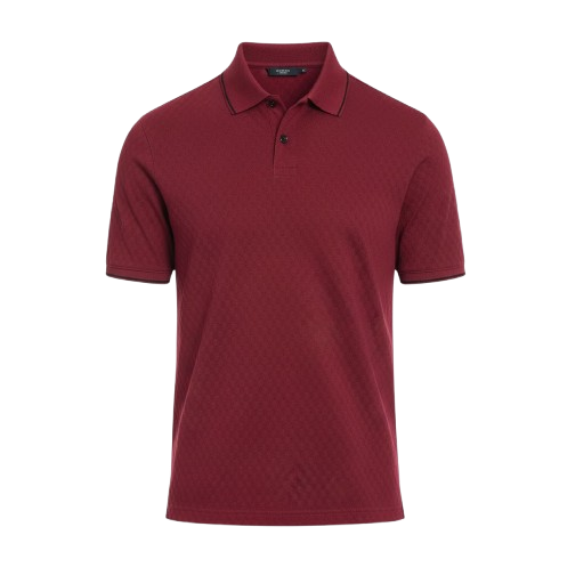 Ted Baker Men’s Red Polo Shirt with Black Tipping