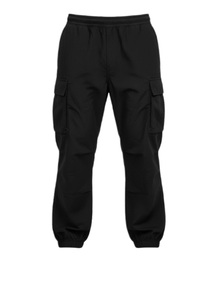 Replay Men's Black Joe Cargo Trouser